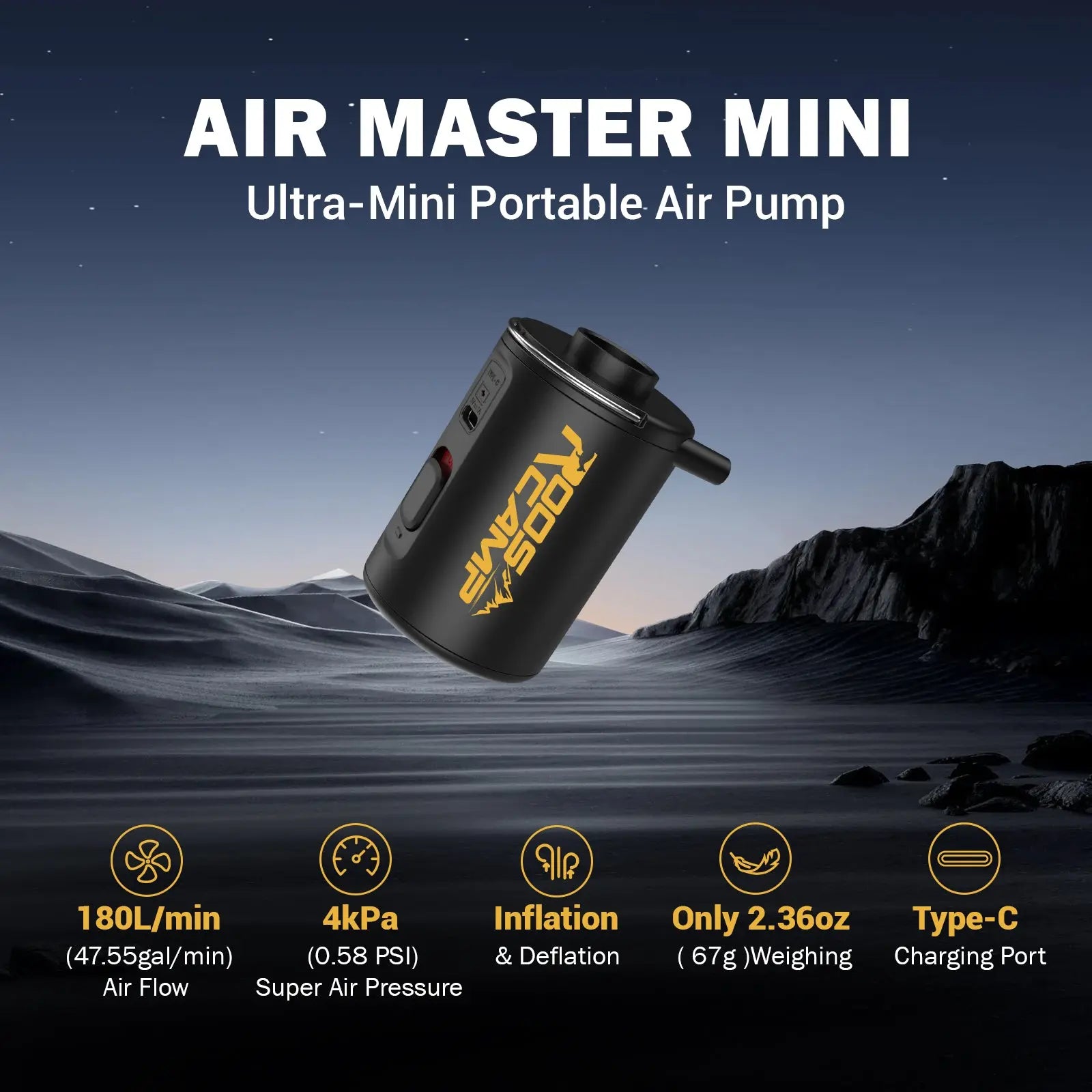 RoosCamp AIR MASTER MINI RoosCamp Gear