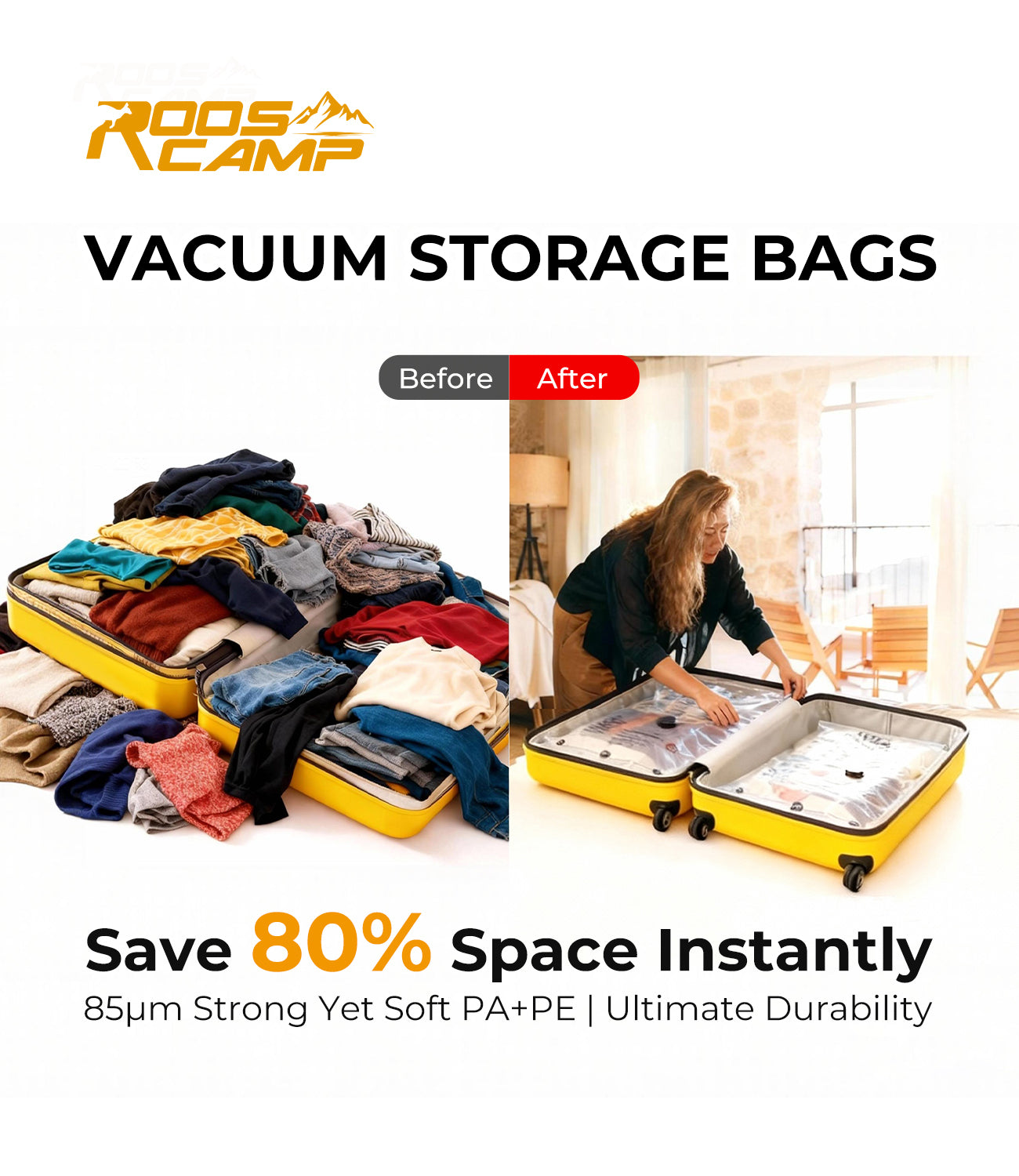 Vacuum Storage Bags RoosCamp Gear