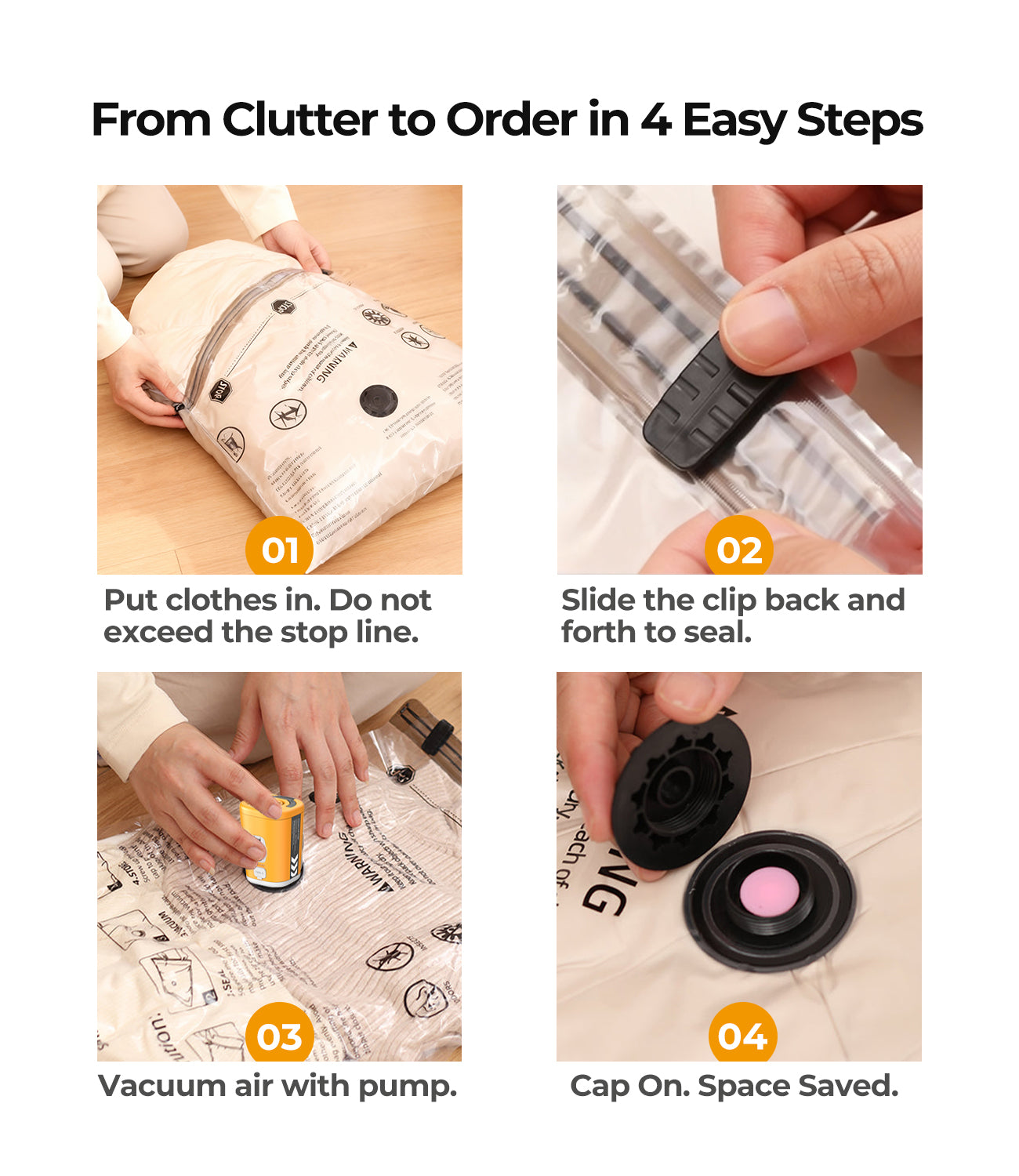 Vacuum Storage Bags RoosCamp Gear