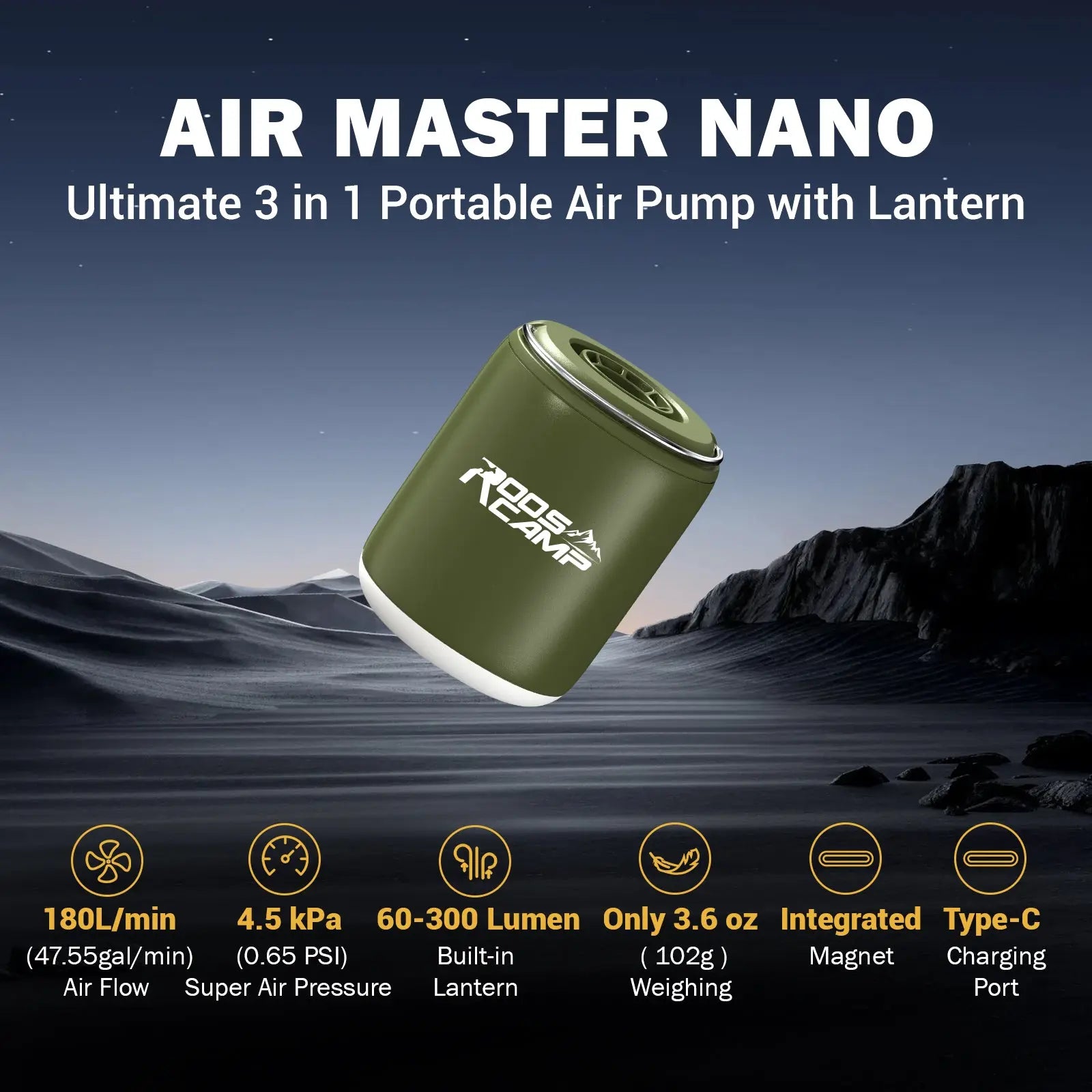 RoosCamp AIR MASTER NANO RoosCamp Gear