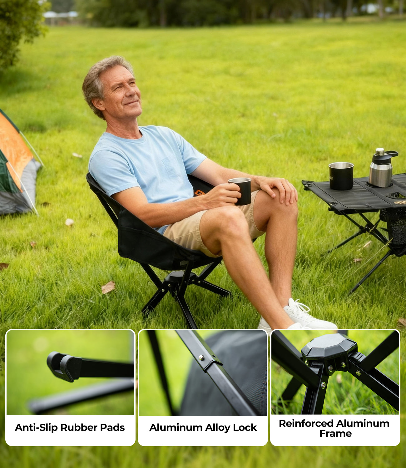 RoosCamp Quick-Setup Outdoor Chair RoosCamp Gear