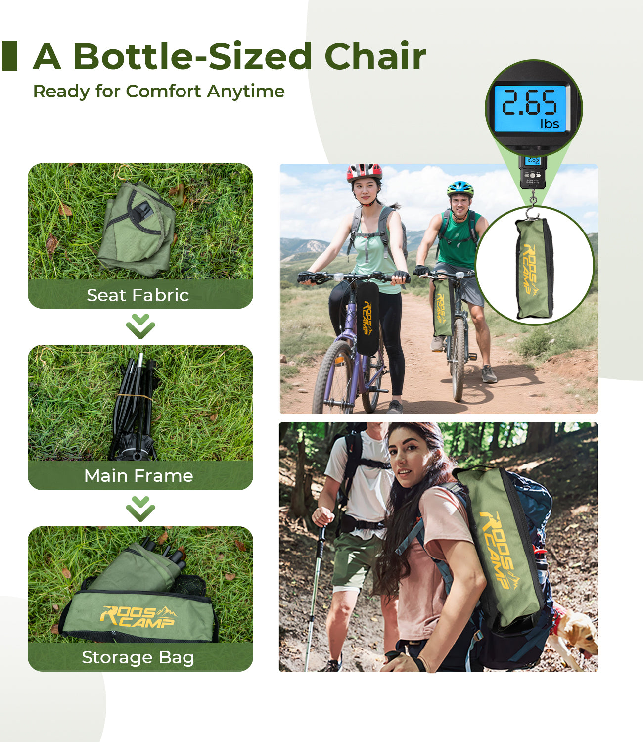 Porta-Swivel Camp Chair RoosCamp Gear