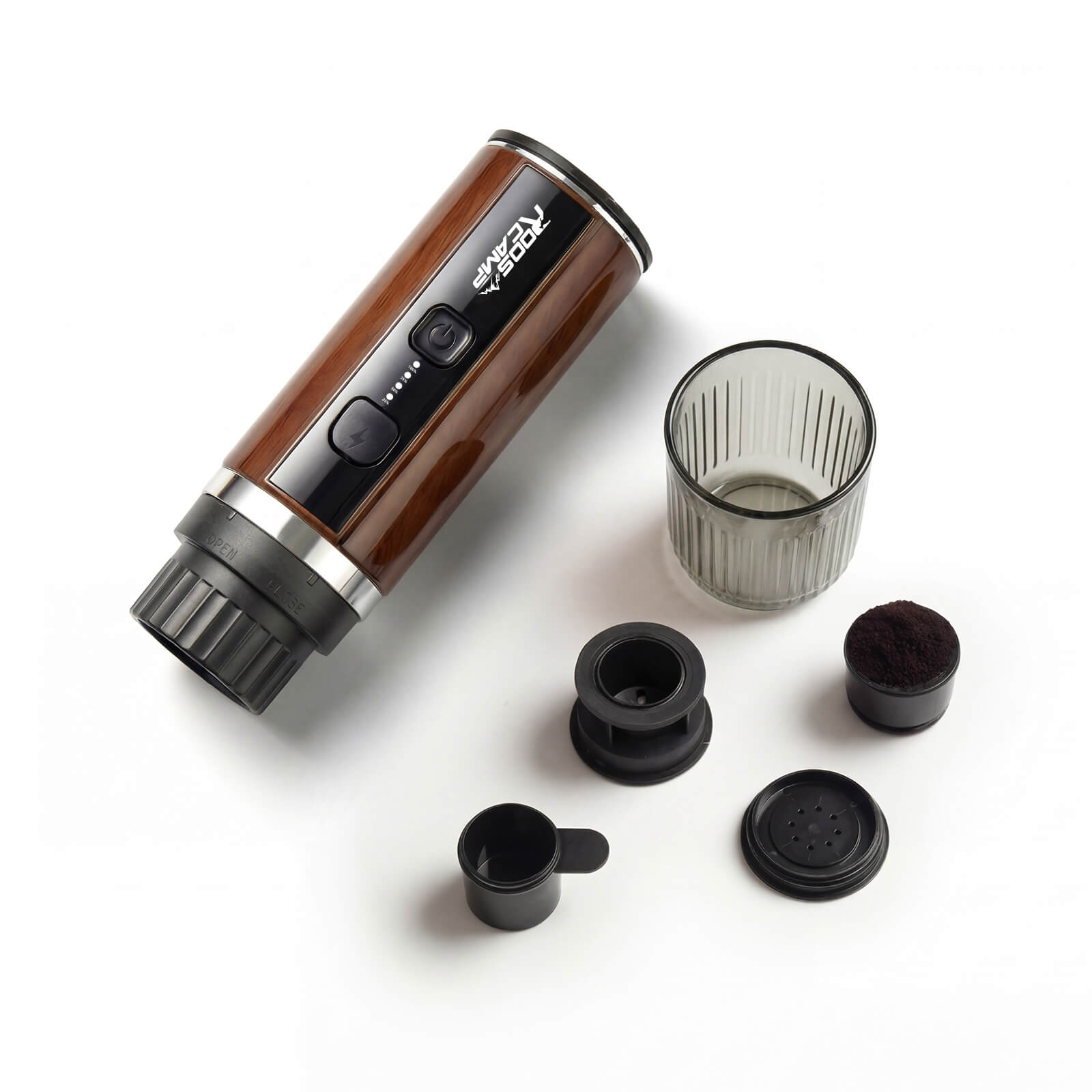 RoosCamp Pocket Esso Portable Espresso Maker - Self-Heating Electric Coffee Machine RoosCamp Gear