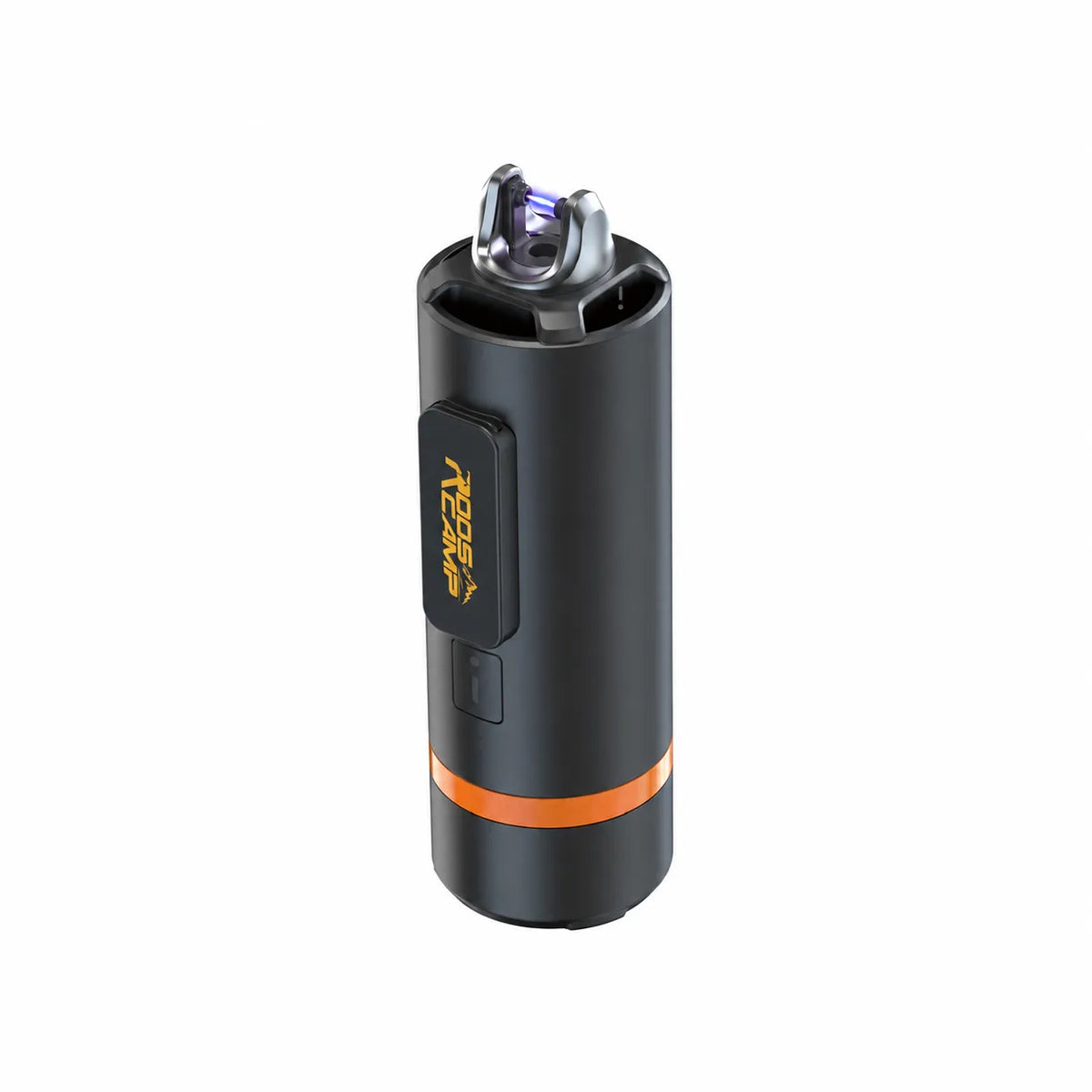 ROOS CAMP Aero Pump Pro compact outdoor air pump and electric arc lighter in black and orange
